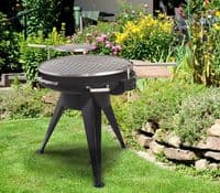 Tepro Cranford Charcoal Grill Barbecue- Black